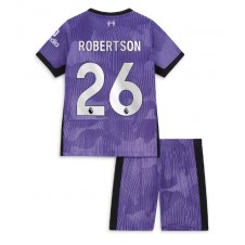 Liverpool Andrew Robertson #26 Tredjeställ Barn 2023-24 Korta ärmar (+ Korta byxor)